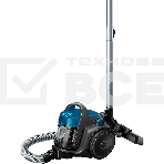Пылесос Bosch BGS05A220 Global синий/серый, 700/800 Вт, уборка сухая, пылесборник контейнер 1.5 л, фото6