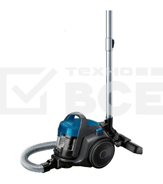 Пылесос Bosch BGS05A220 Global синий/серый, 700/800 Вт, уборка сухая, пылесборник контейнер 1.5 л