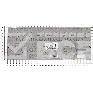 Клавиатура для ноутбука Samsung NP915S3, белая