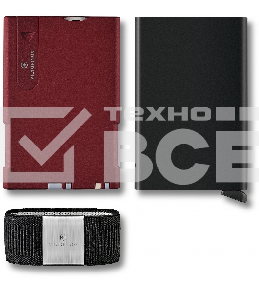 Швейцарская карта Victorinox Smart Card Wallet Iconic Red (0.7250.13) красный коробка подарочная
