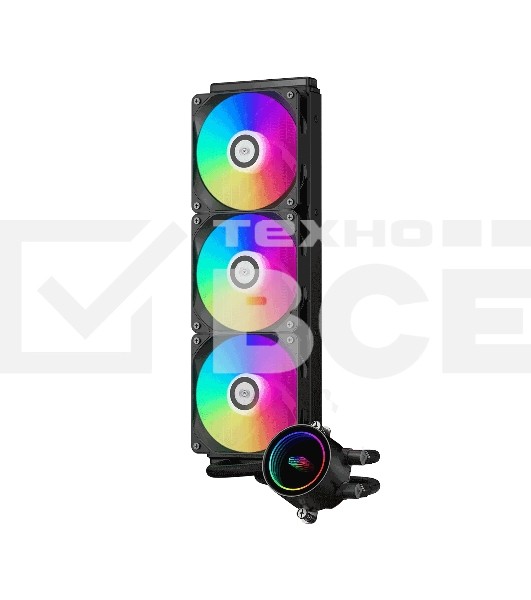 Система охлаждения/ PCCooler DA360 ARGB черный 120мм алюминий+медь 1800rpm 33.8db 4-pin 300W