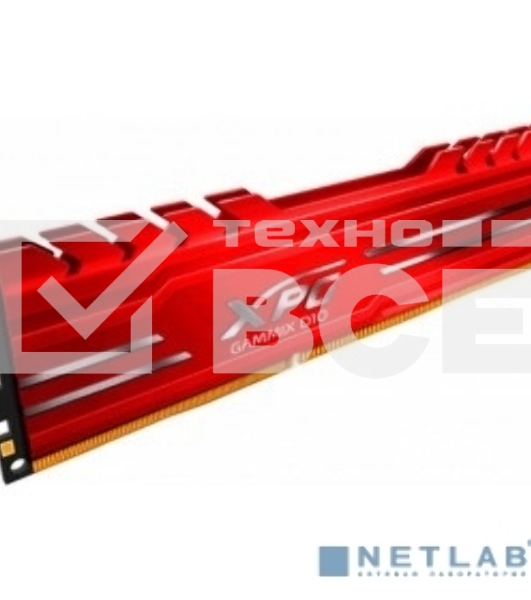 Оперативная память XPG Gammix D10, DDR4, 8GB (1x8GB), 3200MHz, CL16, UDIMM, с радиатором, черный