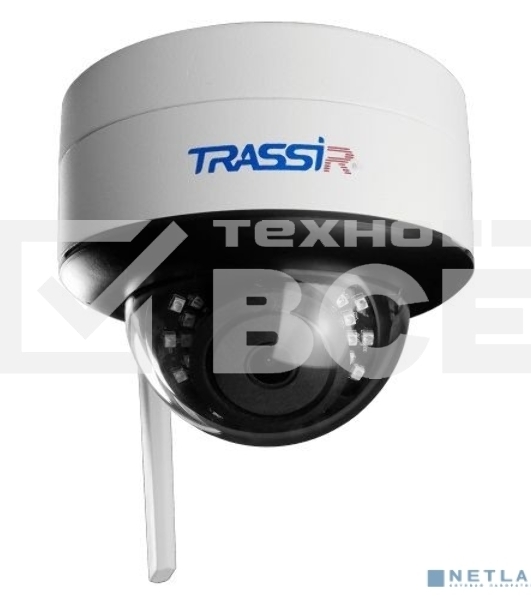 Камера IP TRASSIR TR-D3121IR2W v3 2.8 2Мп, объектив 2.8 мм