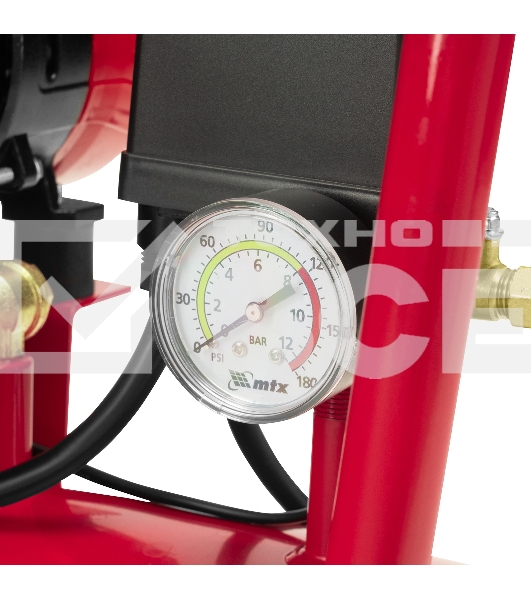 Компрессор безмасляный малошумный SPC 3000/50, 3000 Вт, ресивер 50 л, 520 л/мин MTX