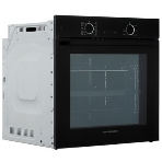 Встраиваемый духовой шкаф Kuppersberg HF 609 B, High-Tech, объем 80 л, 10 режимов работы, телескопические направляющие, цифровой таймер, 2 стекла в дверце, утапливаемые переключатели, энергоэффективность А, черный, фото8