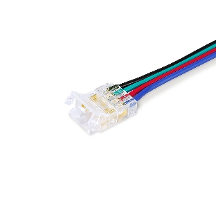 Соединитель гибкий двухсторонний COB RGB 12/24V для лент 10mm (4 конт.) (5шт)