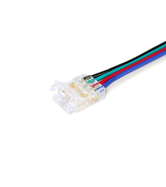 GS7921 Соединитель гибкий двухсторонний COB RGB 12/24V для лент 10mm (4 конт.) (5шт)