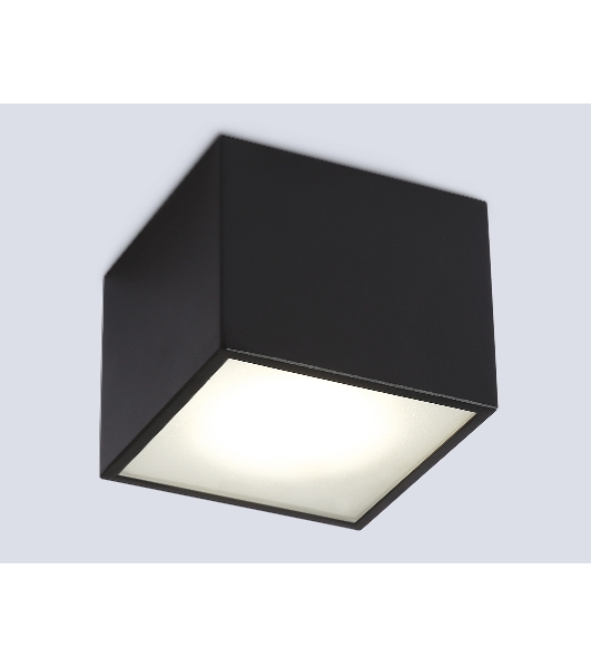 Светильник Ambrella light TN6532 BK черный IP44 GX53 100*100*80