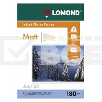 Фотобумага Lomond 0102014 A4/180г/м2/50л./белый матовое для струйной печати, фото 1