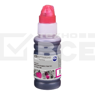 Чернила Cactus CS-EPT00R340 106M пурпурный 70 мл для Epson L7160/L7180