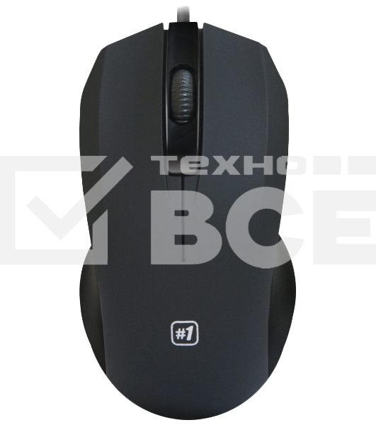 Мышь проводная Defender MM-310 черный, 1000 dpi, USB, кнопки - 3