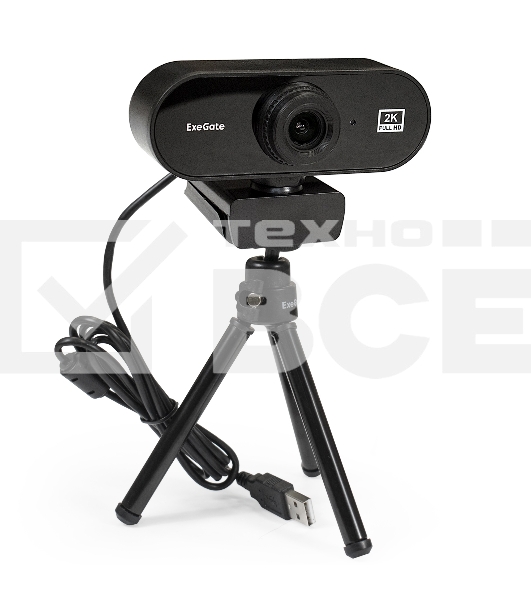 Веб-камера ExeGate EX287380RUS Stream C940 2K T-Tripod (матрица 1/3