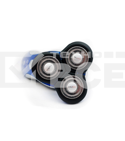 Бритва Centek CT-2170 (синий) ротор 3D, +ВЛАЖНОЕ БРИТЬЁ, 3 плав.головки, 2-ные лезвия, до 50 мин раб