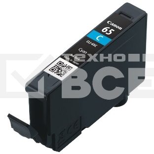 Картридж струйный Canon CLI-65 C голубой 12,6 мл