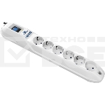 Сетевой фильтр Pilot GL 6 розеток (5 евро + 1 без заземления) 10 м Surge protector Pilot GL 6 outlets (5 euro + 1 without ground) 10A / 2.2kVt, 10m, фото2