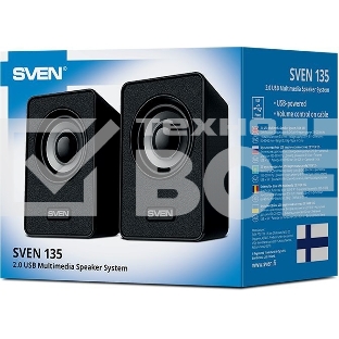 Акустическая система SVEN 135, черный (6 Вт, питание USB)