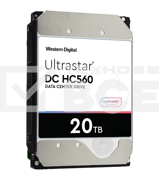 Жесткий диск Western Digital HDD  SATA 20Tb Ultrastar DC HC560 0F38785 7200 6Gb/s 512Mb 1 year ocs (analog WUH722020ALE6L4)