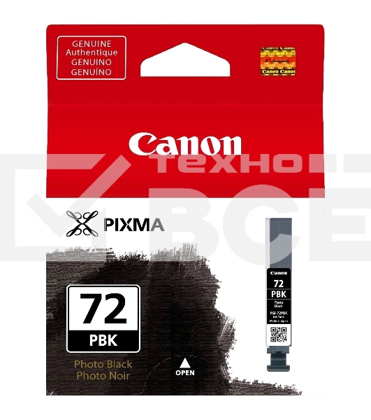 Картридж струйный Canon PGI-72PBK (6403B001) фото черный (510 стр.) для Canon PRO-10