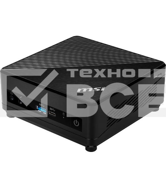 Неттоп/платформа MSI Cubi 5 12M-067BRU i5 1235U (1.3) Iris Xe noOS GbitEth WiFi BT 65W черный (936-B0A811-067)