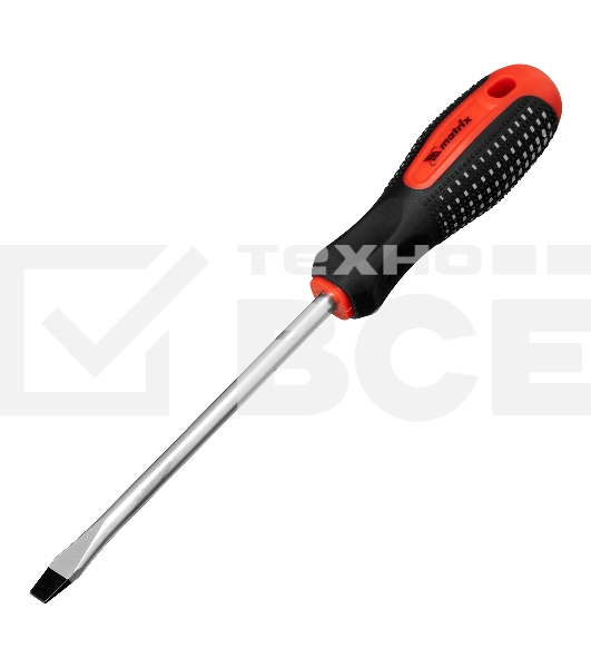 Отвертка MATRIX 11425 fusion sl8.0х150мм crv 3-х компонентная рукоятка anti slip
