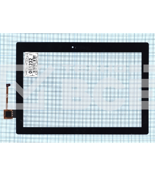 Сенсорное стекло (тачскрин) для Lenovo Tab 3 10 Business TB3-X70, черное