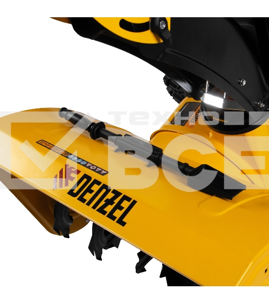 Бензиновая снегоуборочная машина SBL 711D PRO, 302cc, эл.старт, фара, обогрев, блок. дифф.  Denzel