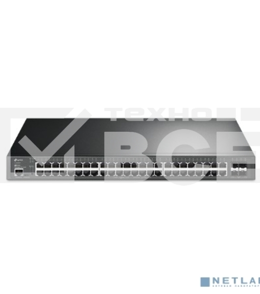 Коммутатор TP-Link TL-SG3452XP 48G 4SFP+ 48PoE+ 500W управляемый