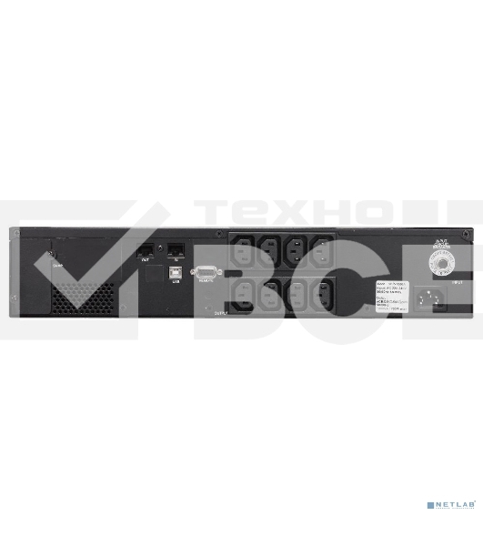 Источник бесперебойного питания Powercom Smart King Pro+ SPR-2000 LCD 1600Вт 2000ВА черный