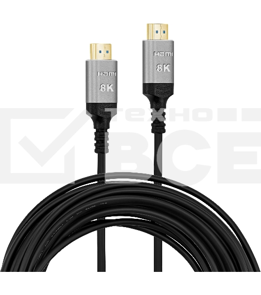 Кабель аудио-видео Digma HDMI (m)/HDMI (m) 10м. позолоч.конт. черный (HDMI-AOC2.1-10)