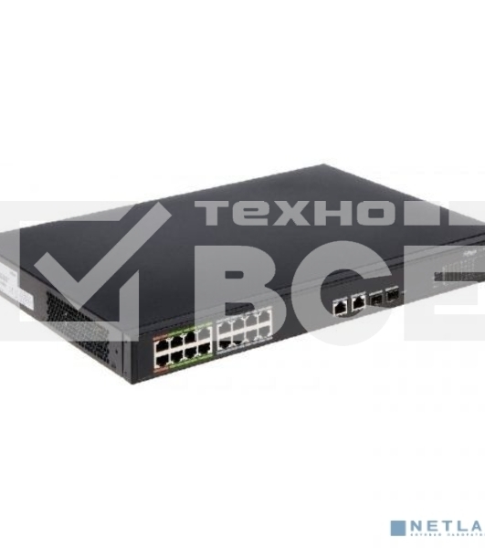 Коммутатор DH-LR2218-16ET-240 16 портовый ePoE управляемый