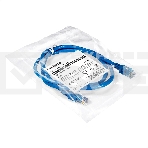 Патч-корд ExeGate UTP-RJ45-RJ45-C6-1M-BL, UTP, cat.6, 1м, синий, фото 1