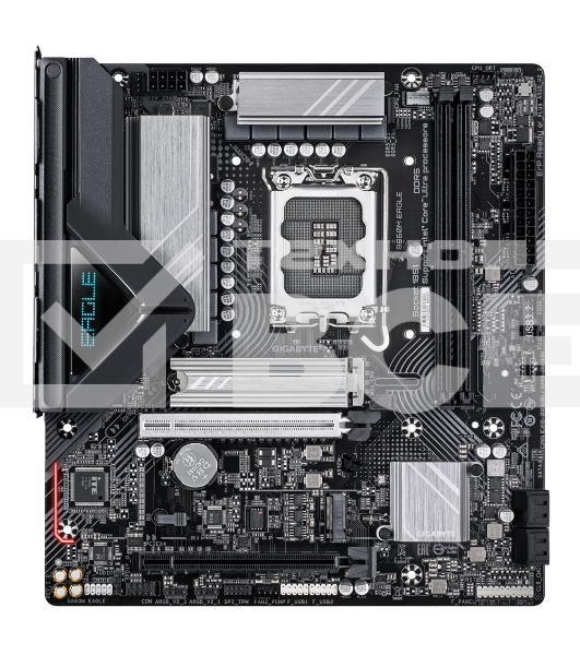 Материнская плата Gigabyte B860M EAGLE, LGA 1851, Intel B860, 2xDDR5, 4xSATA, 2xM.2, 1xPCI-E 5.0 x16, 1xPCI-E 4.0 x4, 1xHDMI, 1xDP, 1x 2.5Gb LAN, 3xUSB-A 3.2 Gen 1, 3xUSB-A 2.0, 3x3.5 мм, 7.1, Micro-ATX