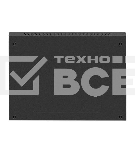 Шкаф телекоммуникационный 19' настенный 6U ExeGate EC-WM-6U.450.G.BLACK (19', 6U, 600x450x370 мм (ШхГхВ), передняя дверь закаленное стекло, съемные боковые панели, пыле- и влагозащита IP23, черный RAL 9004)