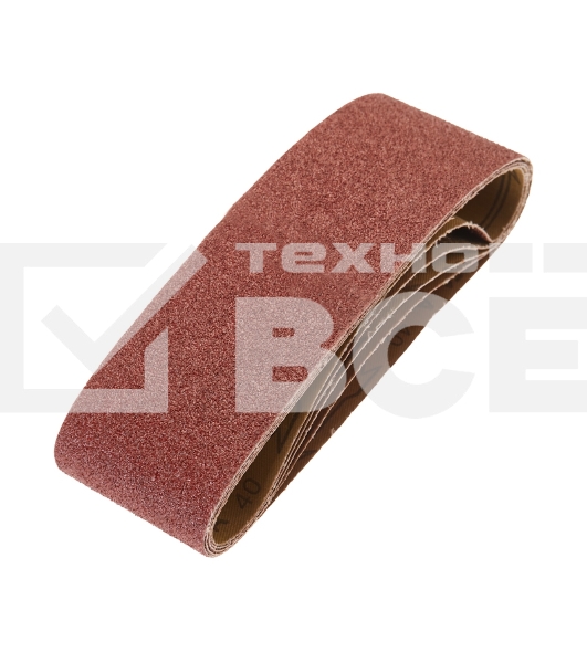 Лента шлифовальная бесконечная Kranz 75х533мм, P40 (5 шт/уп)