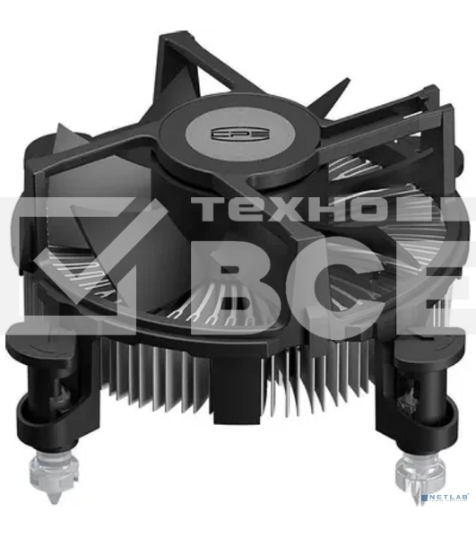 Кулер для процессора PCCooler R94-V2 серебристый/черный 94мм алюминий 2400rpm 27.3db 4-pin 65W 56мм