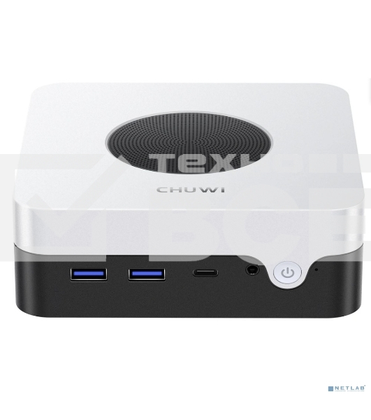 Мини ПК Chuwi LarkBox X Nettop серый/белый i3-1220P(1.5Ghz)/8Gb/256Gb SSD/W11Home/bracket
