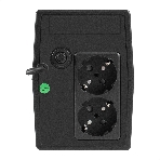 Источник бесперебойного питания ExeGate Power NB-600.LED.AVR.2SH (600VA/360W, LED, AVR, 2*Schuko, батарея 12V 7.2Ah, Black), фото5