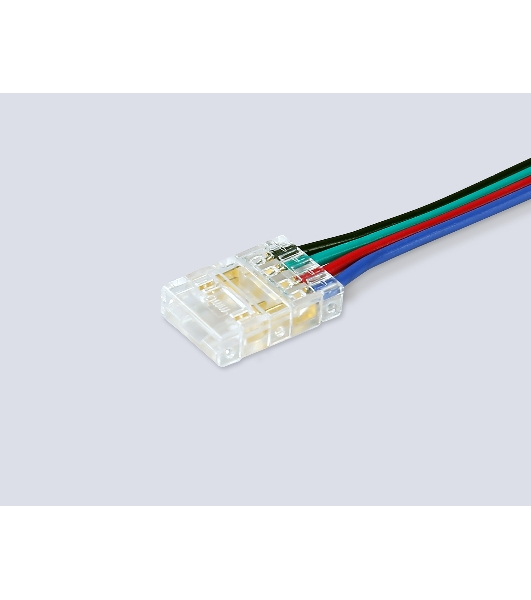GS7921 Соединитель гибкий двухсторонний COB RGB 12/24V для лент 10mm (4 конт.) (5шт)