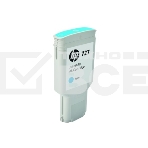 Картридж струйный HP 727 F9J76A голубой для HP DJ T1500/T1530/T2500/T2530/T920/T930 (300мл), фото 1