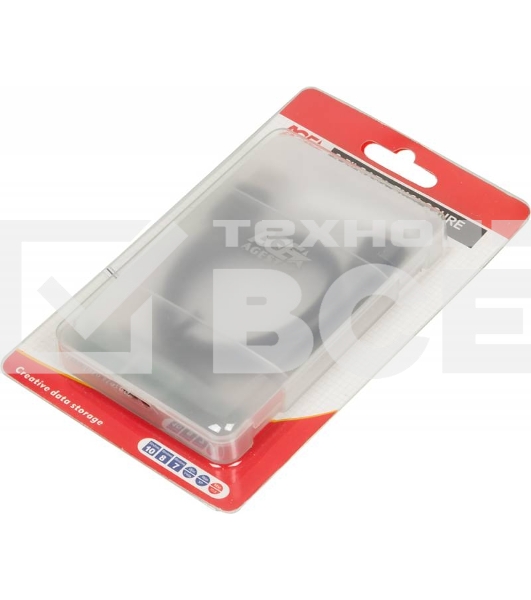 Внешний корпус для HDD/SSD AgeStar 3UBCP3 SATA пластик белый 2.5