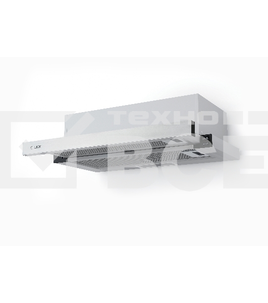 Вытяжка встраиваемая LEX HUBBLE 500 INOX  570м3/час LED лампы