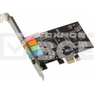 Звуковая карта PCI-E C-media ASIA PCIE 8738 6C,  5.1, oem