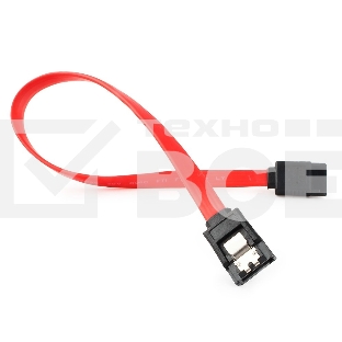 Кабель интерфейсный SATAIII Cablexpert CC-SATAM-DATA-0.3M, 30см, 7pin/7pin, защелка, пакет