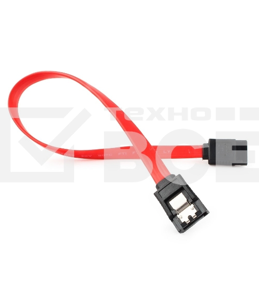 Кабель интерфейсный SATAIII Cablexpert CC-SATAM-DATA-0.3M, 30см, 7pin/7pin, защелка, пакет