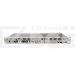 Маршрутизатор MikroTik RouterBOARD 1100Dx4 with Annapurna Alpine AL21400 Cortex A15 CPU (4-cores, 1.4GHz per core), 1GB RAM, 13xGbit LAN, 60GB M.2 drive, RouterOS L6, 1U rackmount case, Dual PSU, фото 1