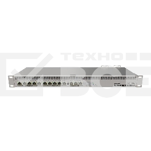 Маршрутизатор MikroTik RouterBOARD 1100Dx4 with Annapurna Alpine AL21400 Cortex A15 CPU (4-cores, 1.4GHz per core), 1GB RAM, 13xGbit LAN, 60GB M.2 drive, RouterOS L6, 1U rackmount case, Dual PSU
