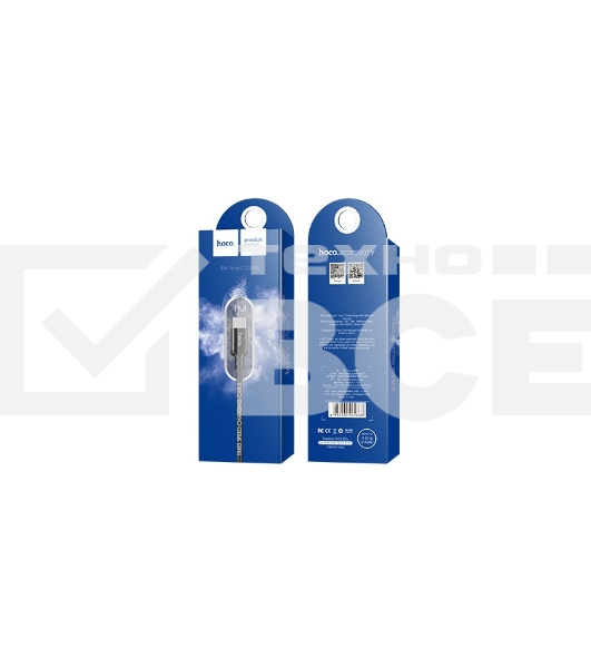 Кабель HOCO X14 USB 2.0, AM/Type-C M, черный, 1м