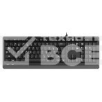 Клавиатура A4Tech Fstyler FKS10 проводная, USB, черный/серый, фото 1