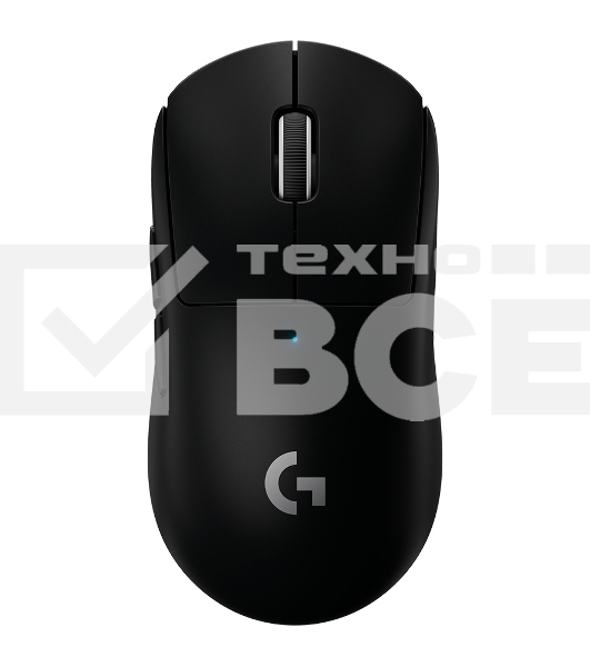 Мышь беспроводная Logitech G PRO X SUPERLIGHT черный, 25600 dpi, радиоканал, USB, кнопки - 5