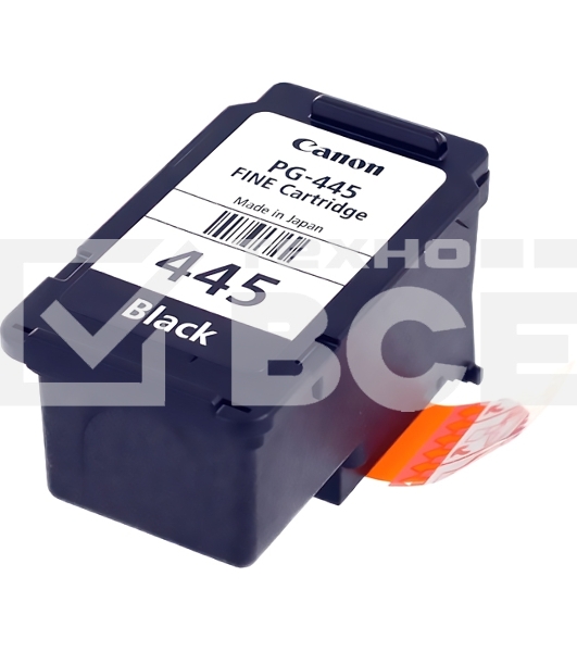 Картридж струйный Canon PG-445 (8283B001), для Canon MG2540, черный, 180 стр.